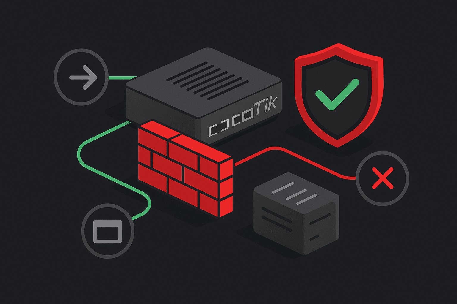 Como configurar regras de firewall no MikroTik seguindo boas práticas de segurança